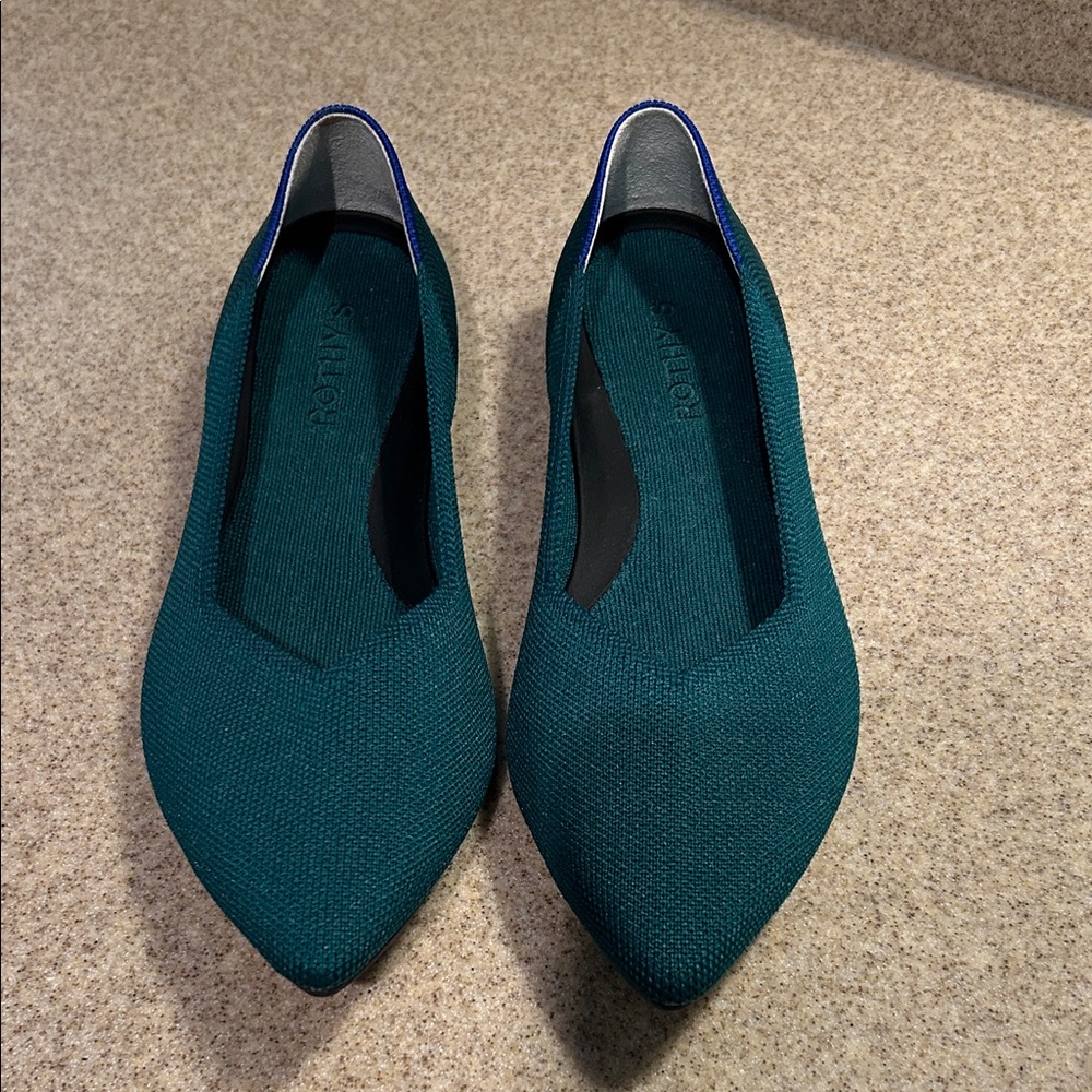 Rothy's Deep Green The Point II Flats